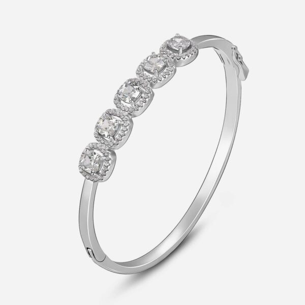 Sterling Silver “Tales of Love” Cuff Bracelet – Elegant Women’s Jewelry