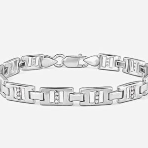 Sterling Silver Classic Bold Bracelet – Timeless Unisex Jewelry