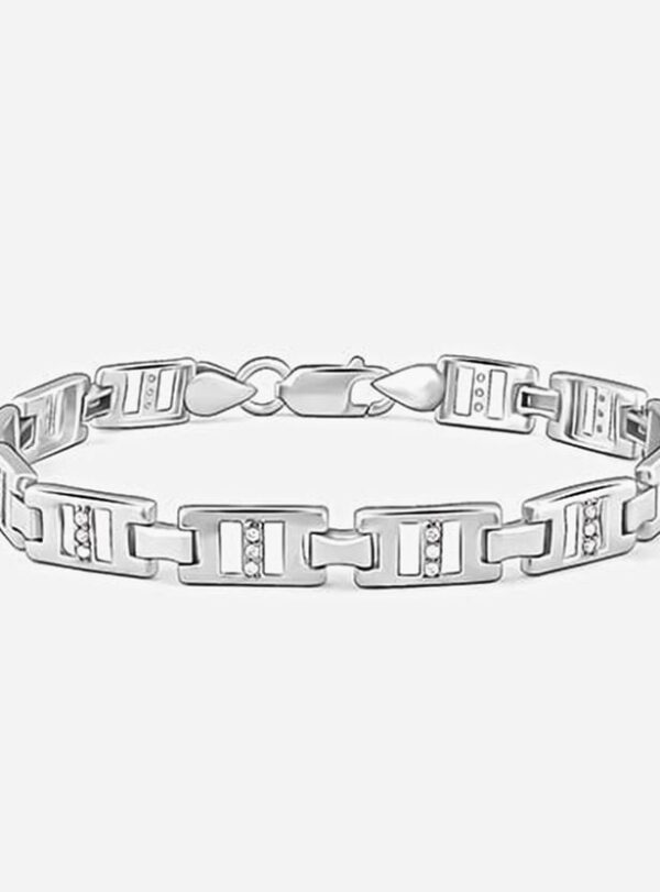 Sterling Silver Classic Bold Bracelet – Timeless Unisex Jewelry