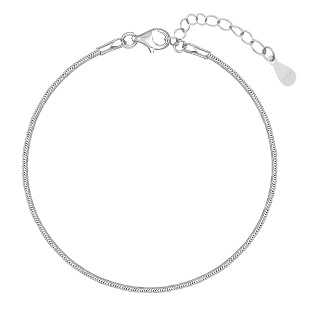 Sterling Silver Crest Chain – Elegant Unisex Jewelry Necklace